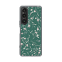 Slim Protection Case［ MERCURYDUO - BotanicalFlower - Green ］