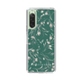 Slim Protection Case［ MERCURYDUO - BotanicalFlower - Green ］
