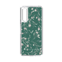 Slim Protection Case［ MERCURYDUO - BotanicalFlower - Green ］