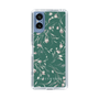 Slim Protection Case［ MERCURYDUO - BotanicalFlower - Green ］