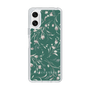 Slim Protection Case［ MERCURYDUO - BotanicalFlower - Green ］