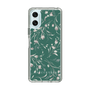 Slim Protection Case［ MERCURYDUO - BotanicalFlower - Green ］