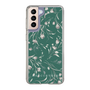 Slim Protection Case［ MERCURYDUO - BotanicalFlower - Green ］