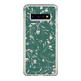 Slim Protection Case［ MERCURYDUO - BotanicalFlower - Green ］
