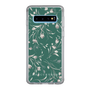 Slim Protection Case［ MERCURYDUO - BotanicalFlower - Green ］