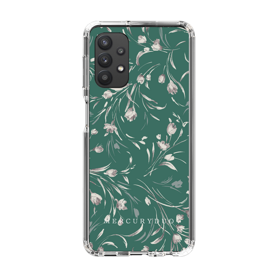 Slim Protection Case［ MERCURYDUO - BotanicalFlower - Green ］