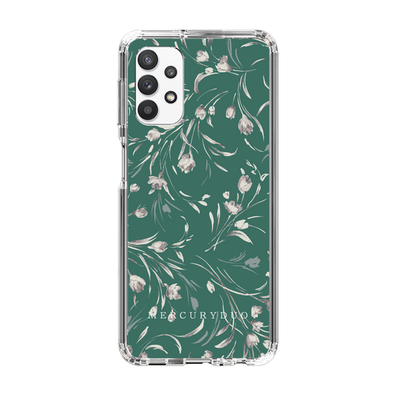Slim Protection Case［ MERCURYDUO - BotanicalFlower - Green ］