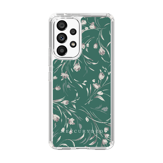 Slim Protection Case［ MERCURYDUO - BotanicalFlower - Green ］