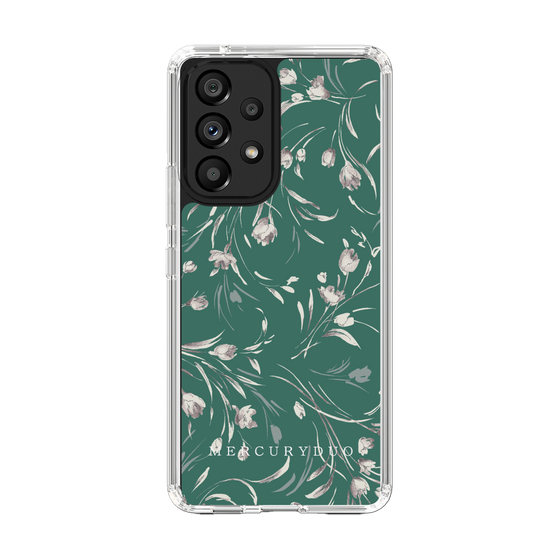Slim Protection Case［ MERCURYDUO - BotanicalFlower - Green ］