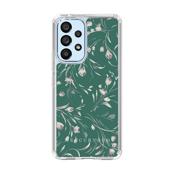 Slim Protection Case［ MERCURYDUO - BotanicalFlower - Green ］