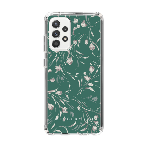 Slim Protection Case［ MERCURYDUO - BotanicalFlower - Green ］