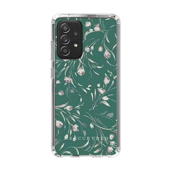 Slim Protection Case［ MERCURYDUO - BotanicalFlower - Green ］
