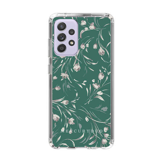 Slim Protection Case［ MERCURYDUO - BotanicalFlower - Green ］