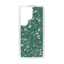 Slim Protection Case［ MERCURYDUO - BotanicalFlower - Green ］