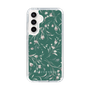 Slim Protection Case［ MERCURYDUO - BotanicalFlower - Green ］