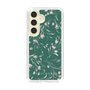 Slim Protection Case［ MERCURYDUO - BotanicalFlower - Green ］