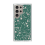 Slim Protection Case［ MERCURYDUO - BotanicalFlower - Green ］