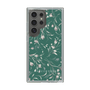 Slim Protection Case［ MERCURYDUO - BotanicalFlower - Green ］