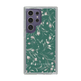 Slim Protection Case［ MERCURYDUO - BotanicalFlower - Green ］