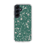 Slim Protection Case［ MERCURYDUO - BotanicalFlower - Green ］