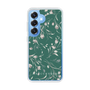 Slim Protection Case［ MERCURYDUO - BotanicalFlower - Green ］