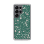 Slim Protection Case［ MERCURYDUO - BotanicalFlower - Green ］
