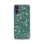 Slim Protection Case［ MERCURYDUO - BotanicalFlower - Green ］