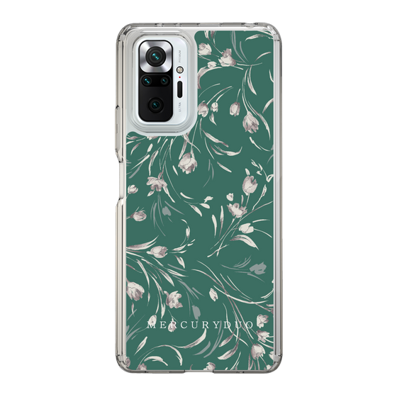 Slim Protection Case［ MERCURYDUO - BotanicalFlower - Green ］