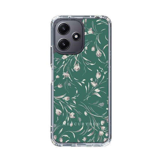 Slim Protection Case［ MERCURYDUO - BotanicalFlower - Green ］
