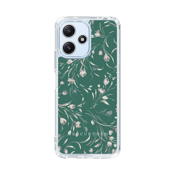 Slim Protection Case［ MERCURYDUO - BotanicalFlower - Green ］