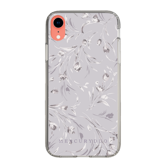 Slim Protection Case［ MERCURYDUO - BotanicalFlower - Lavender ］