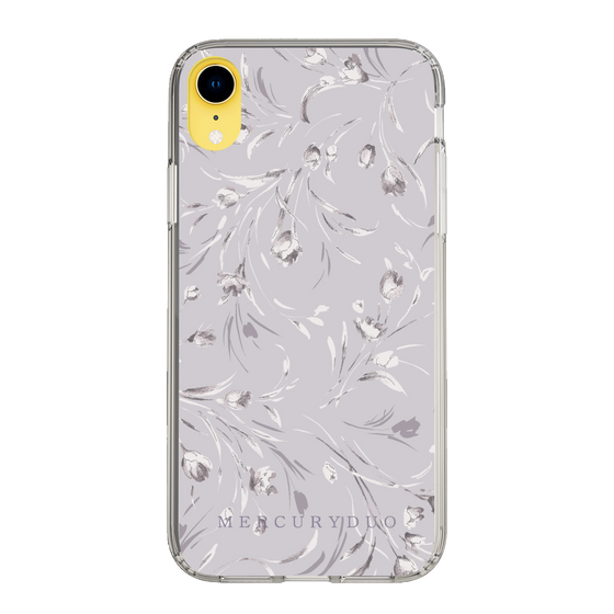 Slim Protection Case［ MERCURYDUO - BotanicalFlower - Lavender ］