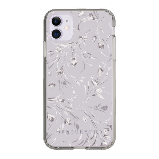 Slim Protection Case［ MERCURYDUO - BotanicalFlower - Lavender ］