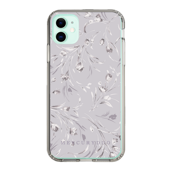 Slim Protection Case［ MERCURYDUO - BotanicalFlower - Lavender ］