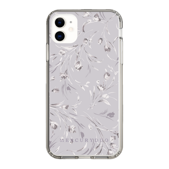 Slim Protection Case［ MERCURYDUO - BotanicalFlower - Lavender ］