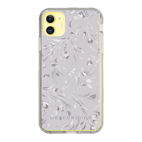 Slim Protection Case［ MERCURYDUO - BotanicalFlower - Lavender ］