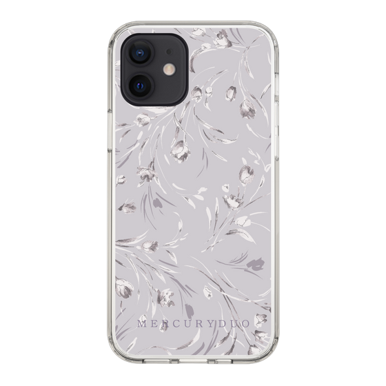 Slim Protection Case［ MERCURYDUO - BotanicalFlower - Lavender ］