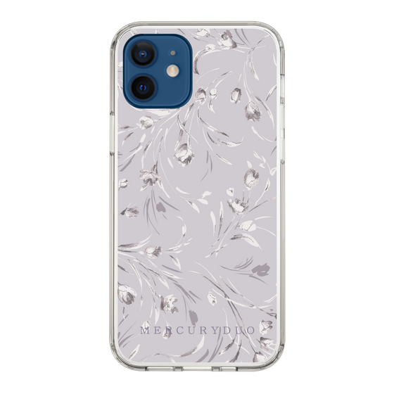 Slim Protection Case［ MERCURYDUO - BotanicalFlower - Lavender ］