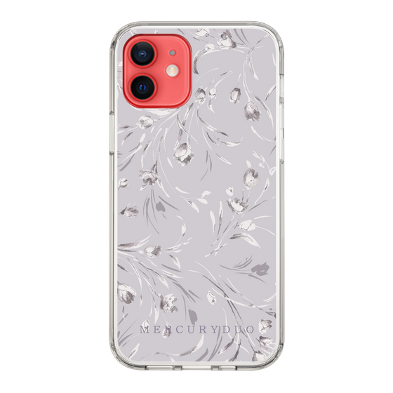 Slim Protection Case［ MERCURYDUO - BotanicalFlower - Lavender ］