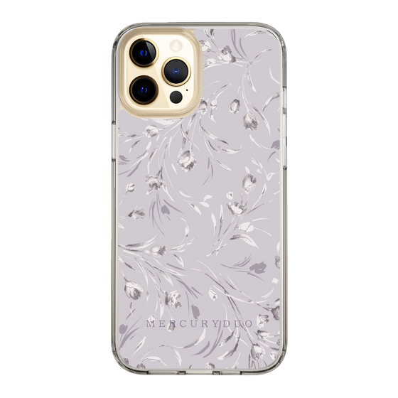 Slim Protection Case［ MERCURYDUO - BotanicalFlower - Lavender ］