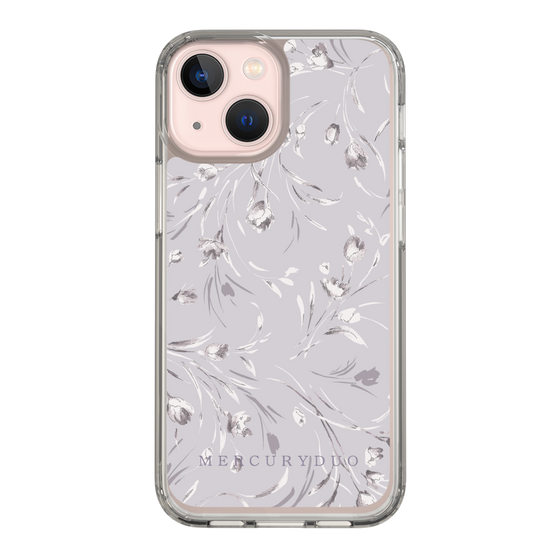 Slim Protection Case［ MERCURYDUO - BotanicalFlower - Lavender ］