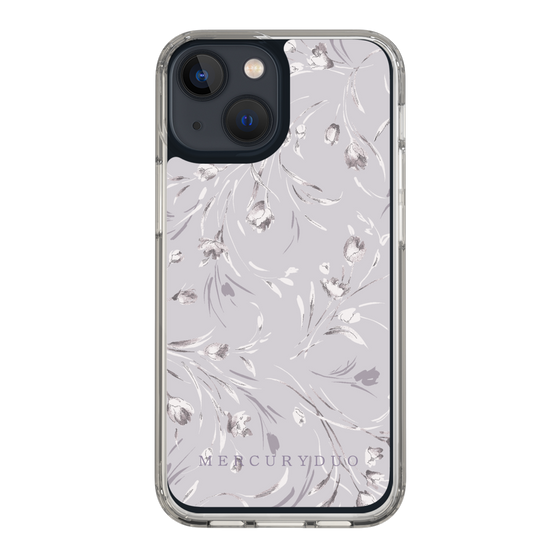 Slim Protection Case［ MERCURYDUO - BotanicalFlower - Lavender ］