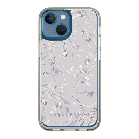 Slim Protection Case［ MERCURYDUO - BotanicalFlower - Lavender ］