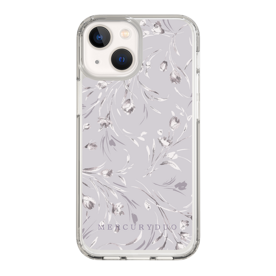 Slim Protection Case［ MERCURYDUO - BotanicalFlower - Lavender ］