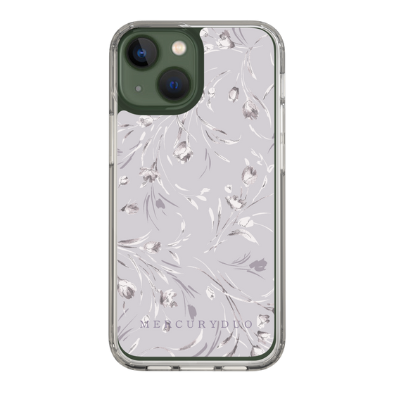 Slim Protection Case［ MERCURYDUO - BotanicalFlower - Lavender ］