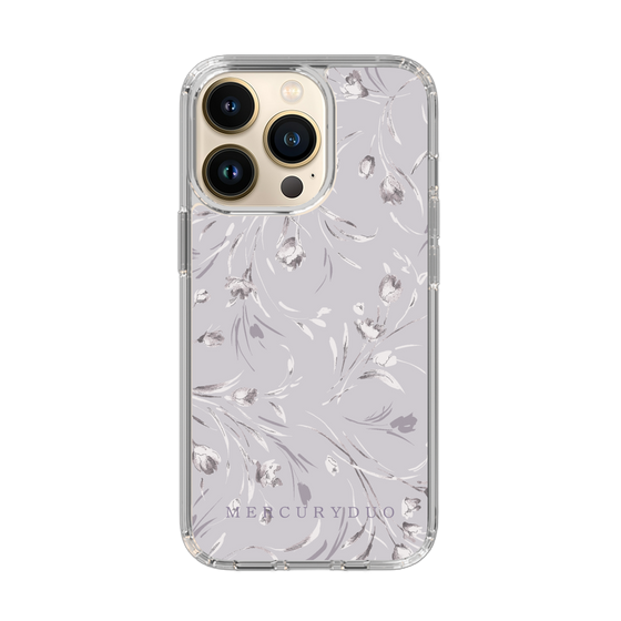 Slim Protection Case［ MERCURYDUO - BotanicalFlower - Lavender ］