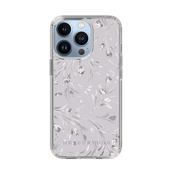 Slim Protection Case［ MERCURYDUO - BotanicalFlower - Lavender ］