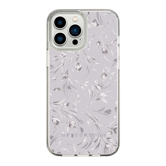Slim Protection Case［ MERCURYDUO - BotanicalFlower - Lavender ］