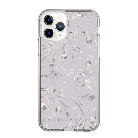 Slim Protection Case［ MERCURYDUO - BotanicalFlower - Lavender ］