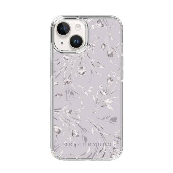 Slim Protection Case［ MERCURYDUO - BotanicalFlower - Lavender ］